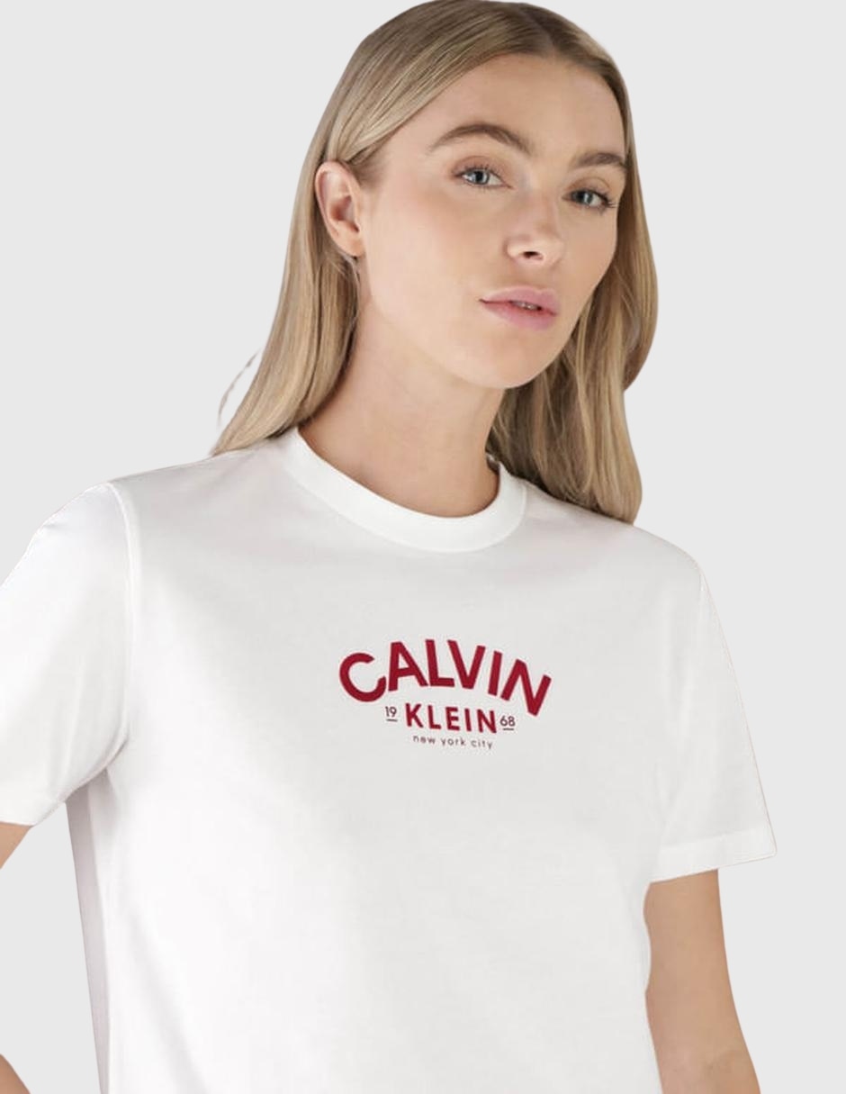 Playera manga corta cuello redondo para mujer 5