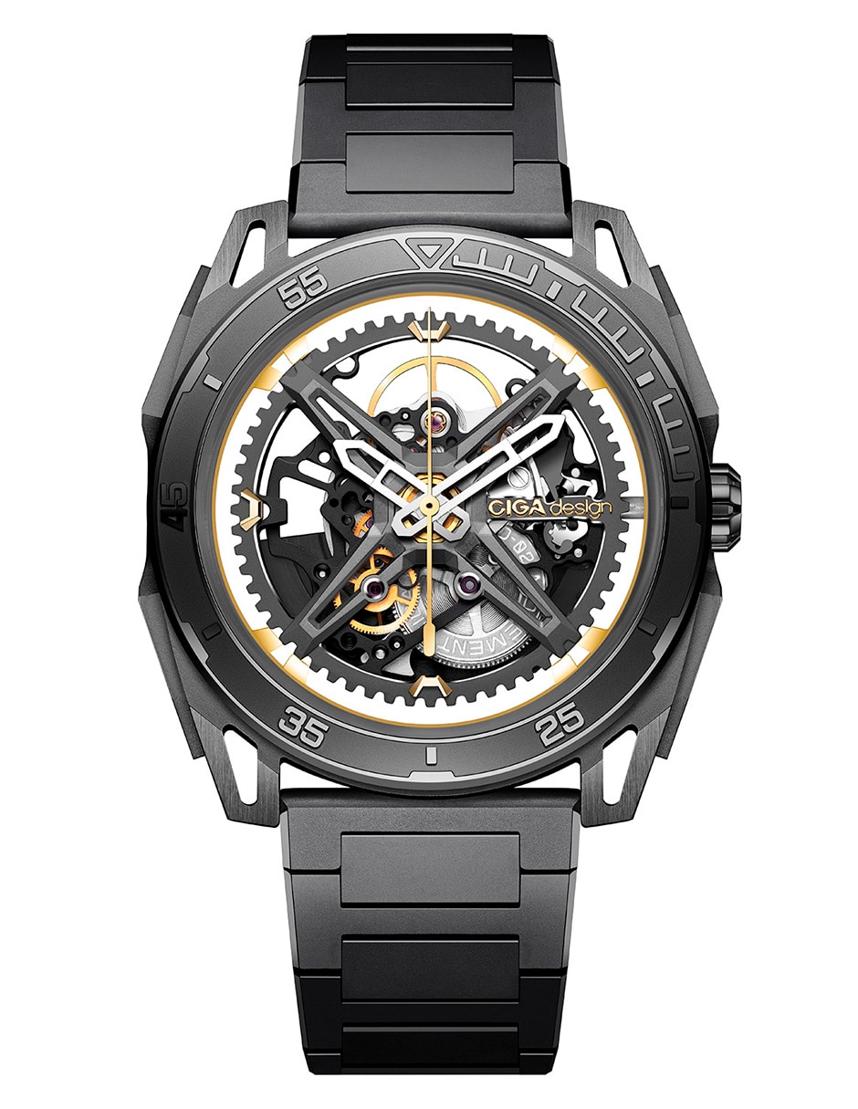 Reloj Ciga Design falcon gunmetal para hombre Z039-GG01-1G