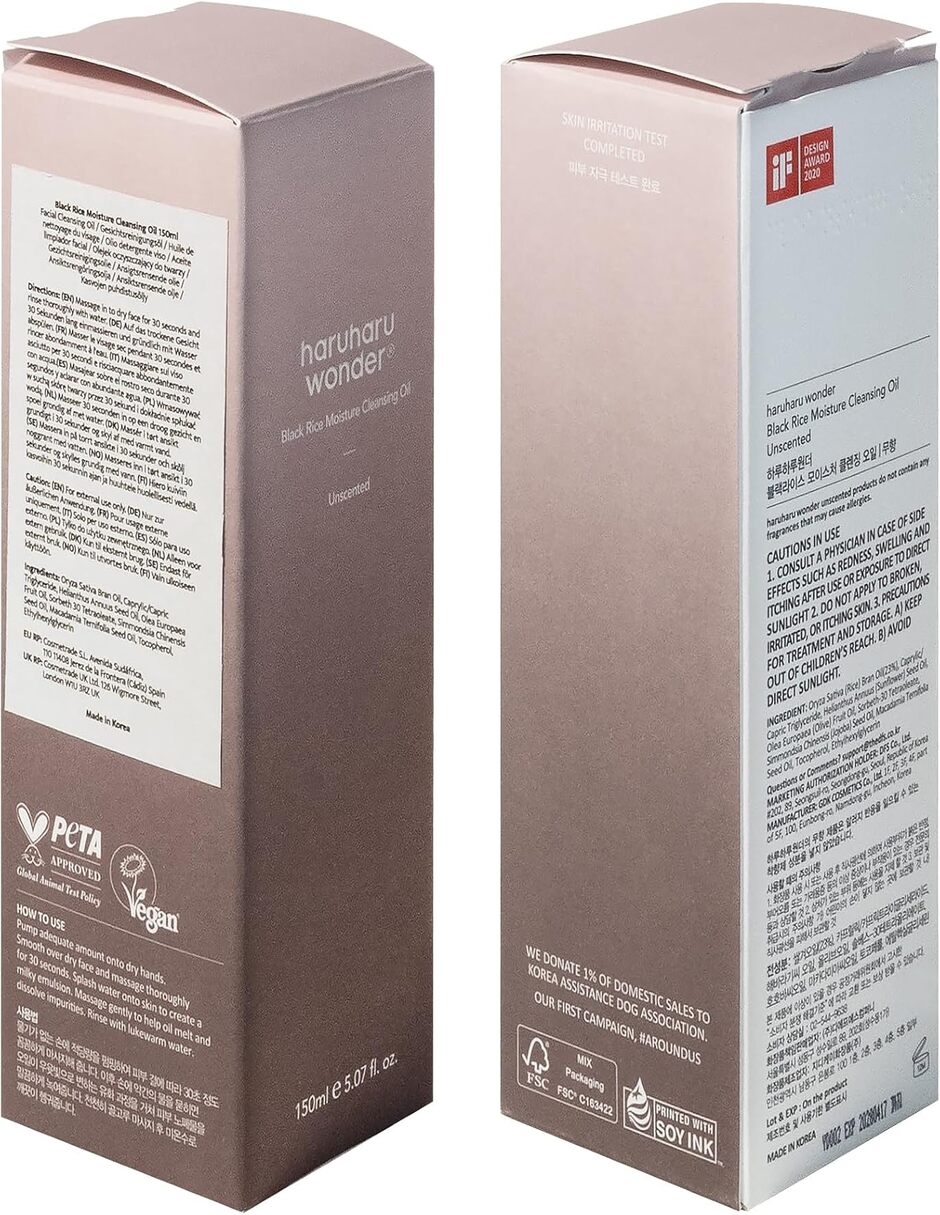 Limpiador facial Haruharu Wonder para desmaquillar