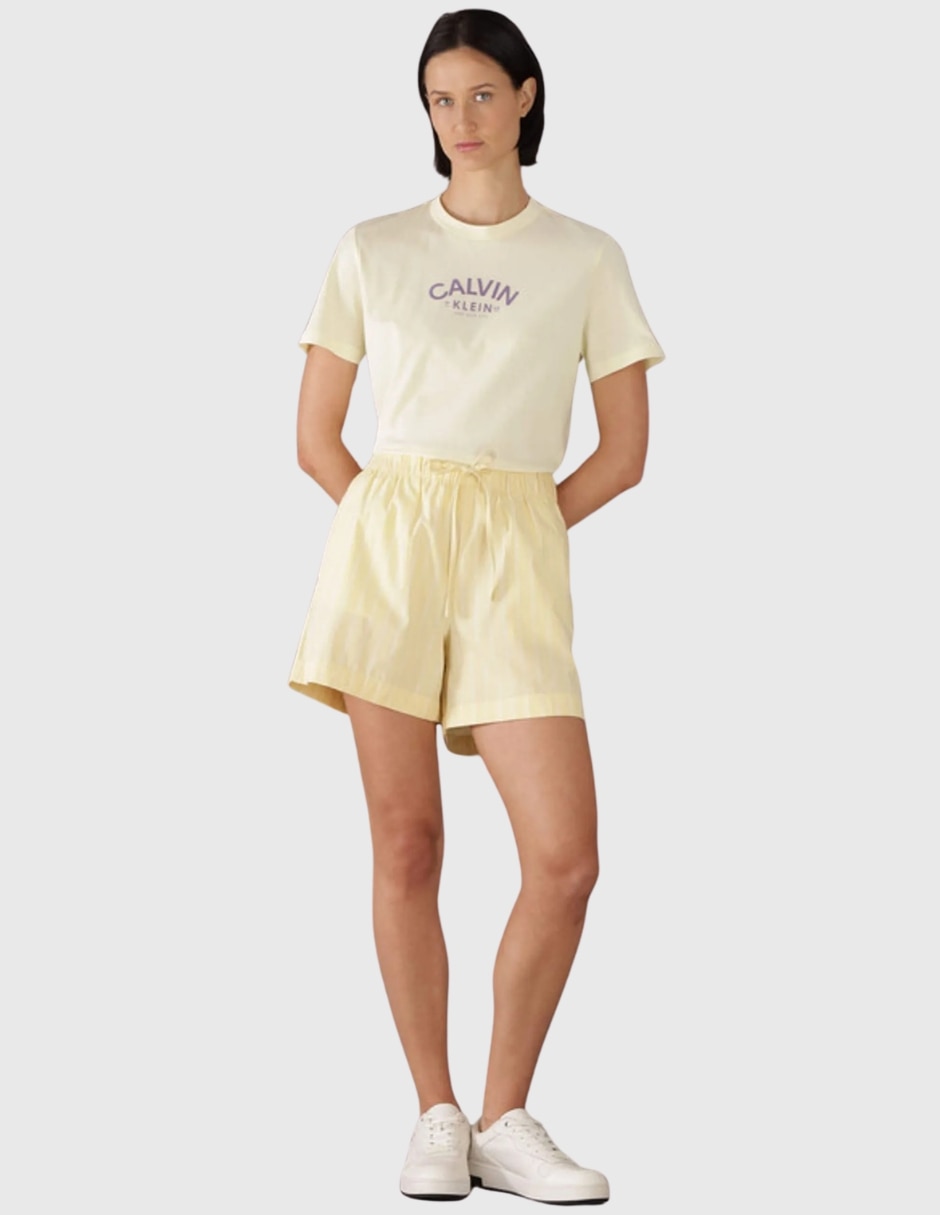 Playera manga corta cuello redondo para mujer 2