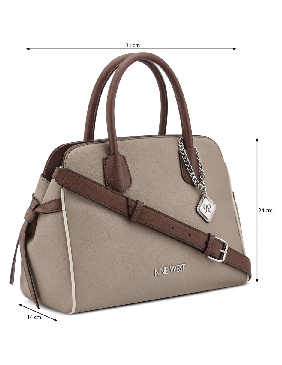 Bolsa satchel Nine West Isidore para mujer