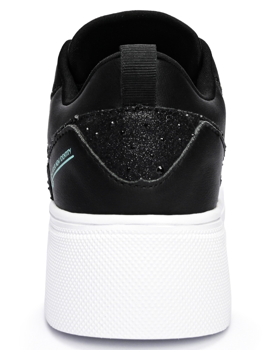 Tenis 360 footwear muzha negro aqua para mujer