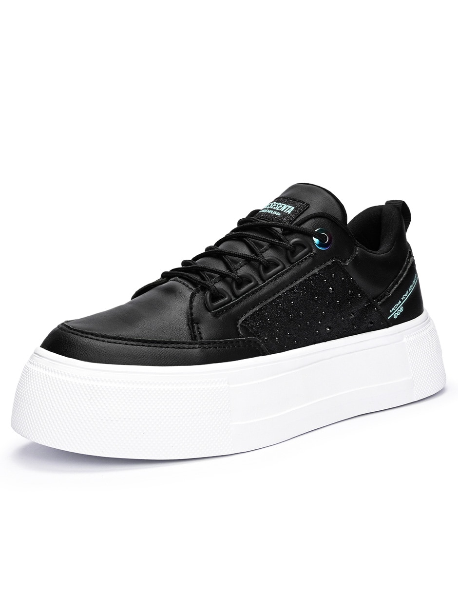 Tenis 360 footwear muzha negro aqua para mujer