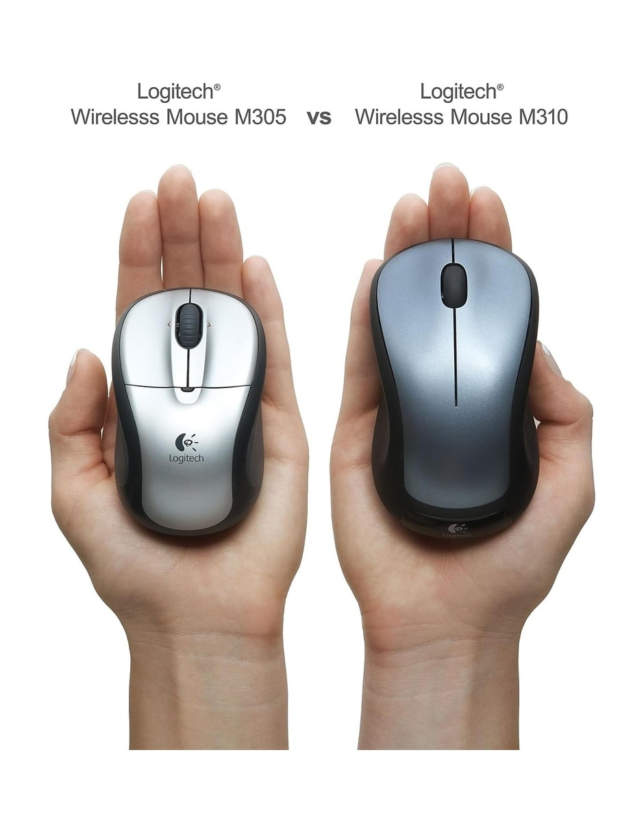 Mouse alámbrica e inalámbrica Logitech m310