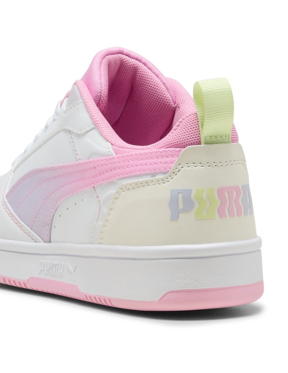 Tenis puma rebound come on jr de niña