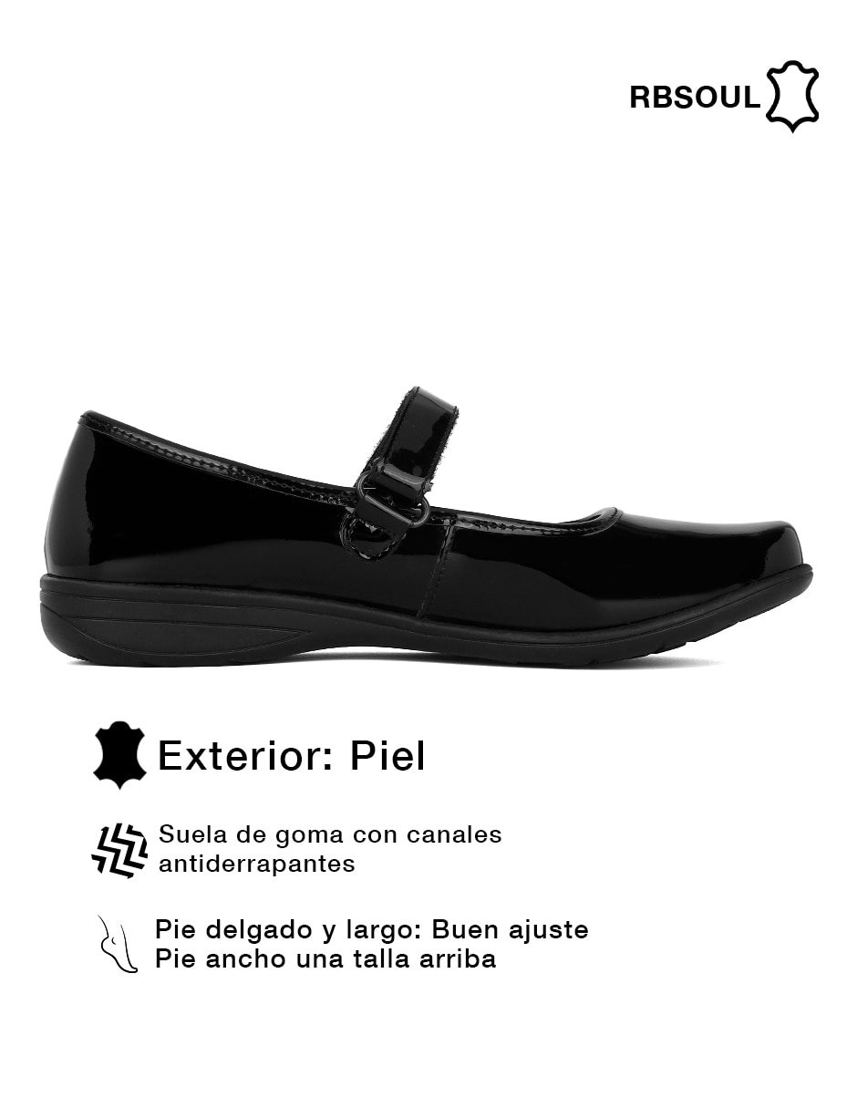 Zapato Mary jane rbcollection rbsoul de piel para mujer