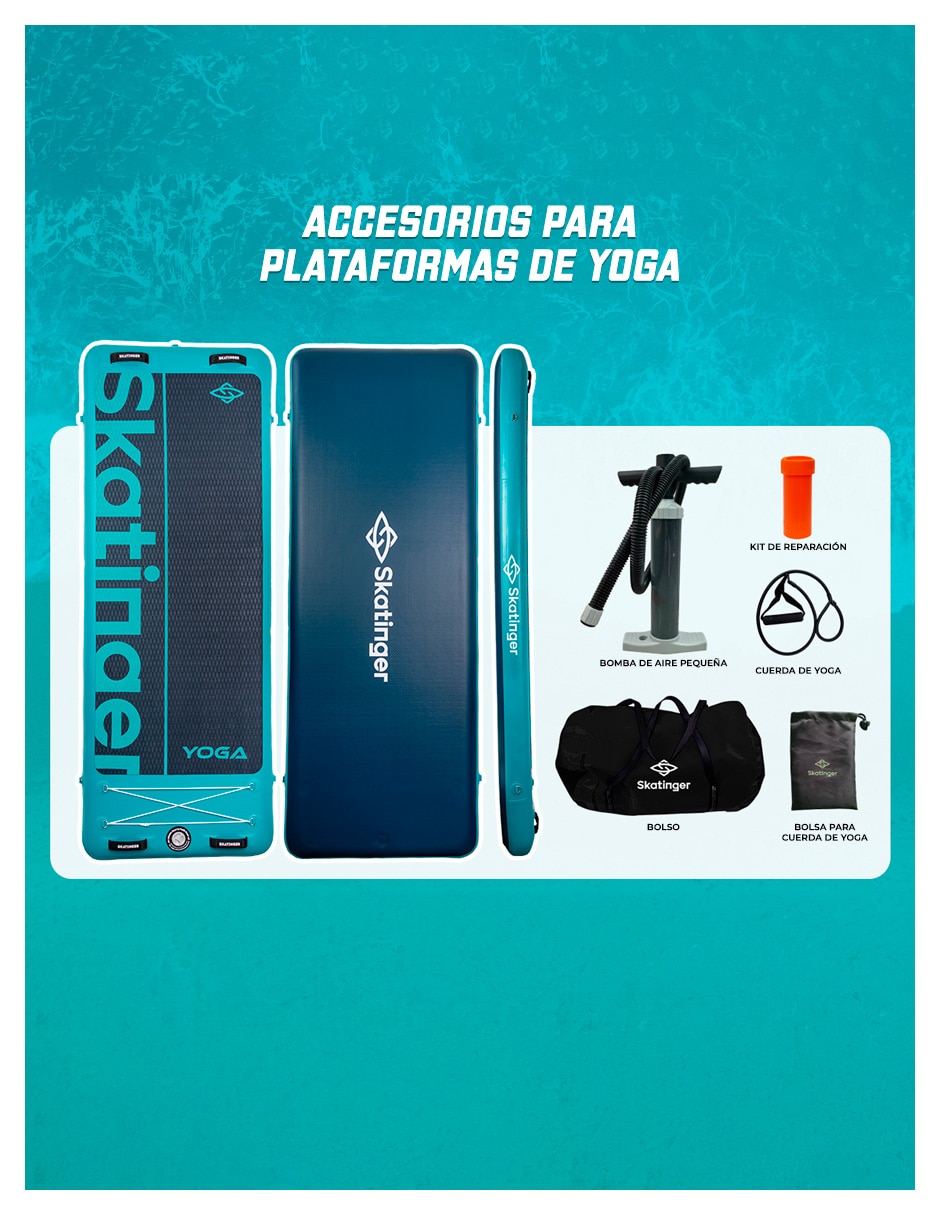 Tabla para flotar Yoga mat inflable 6