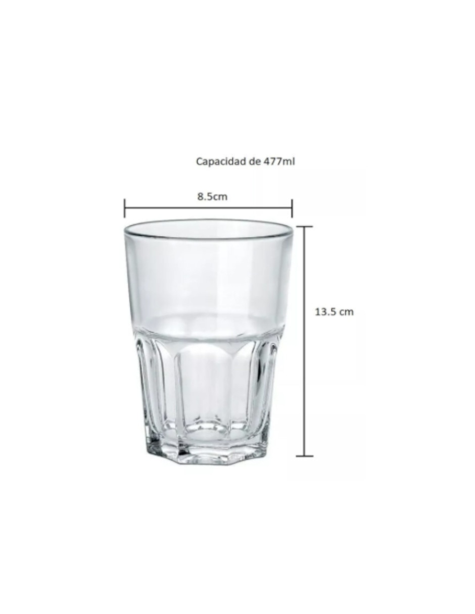 Set vasos cristal 2
