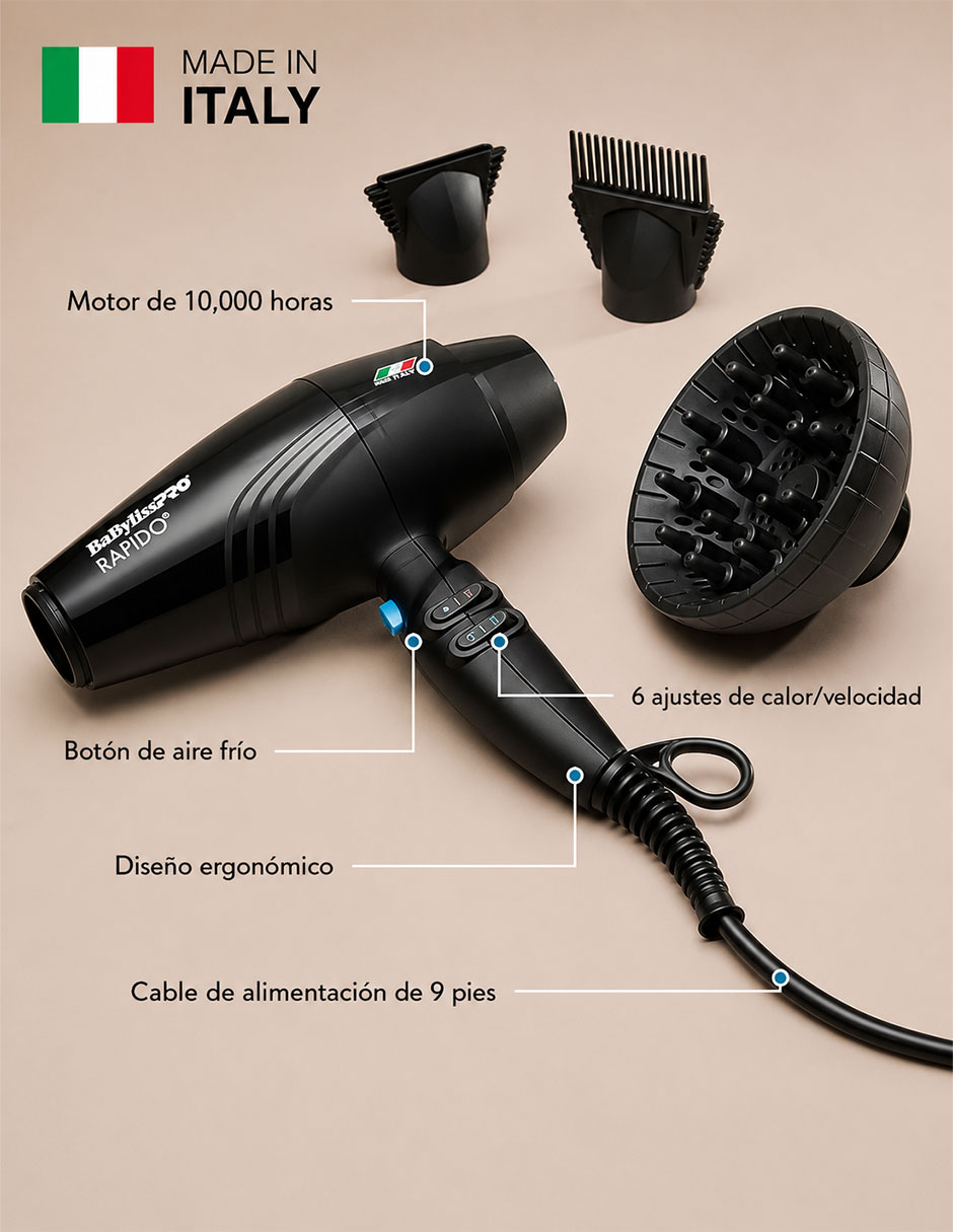 Secadora de cabello 8