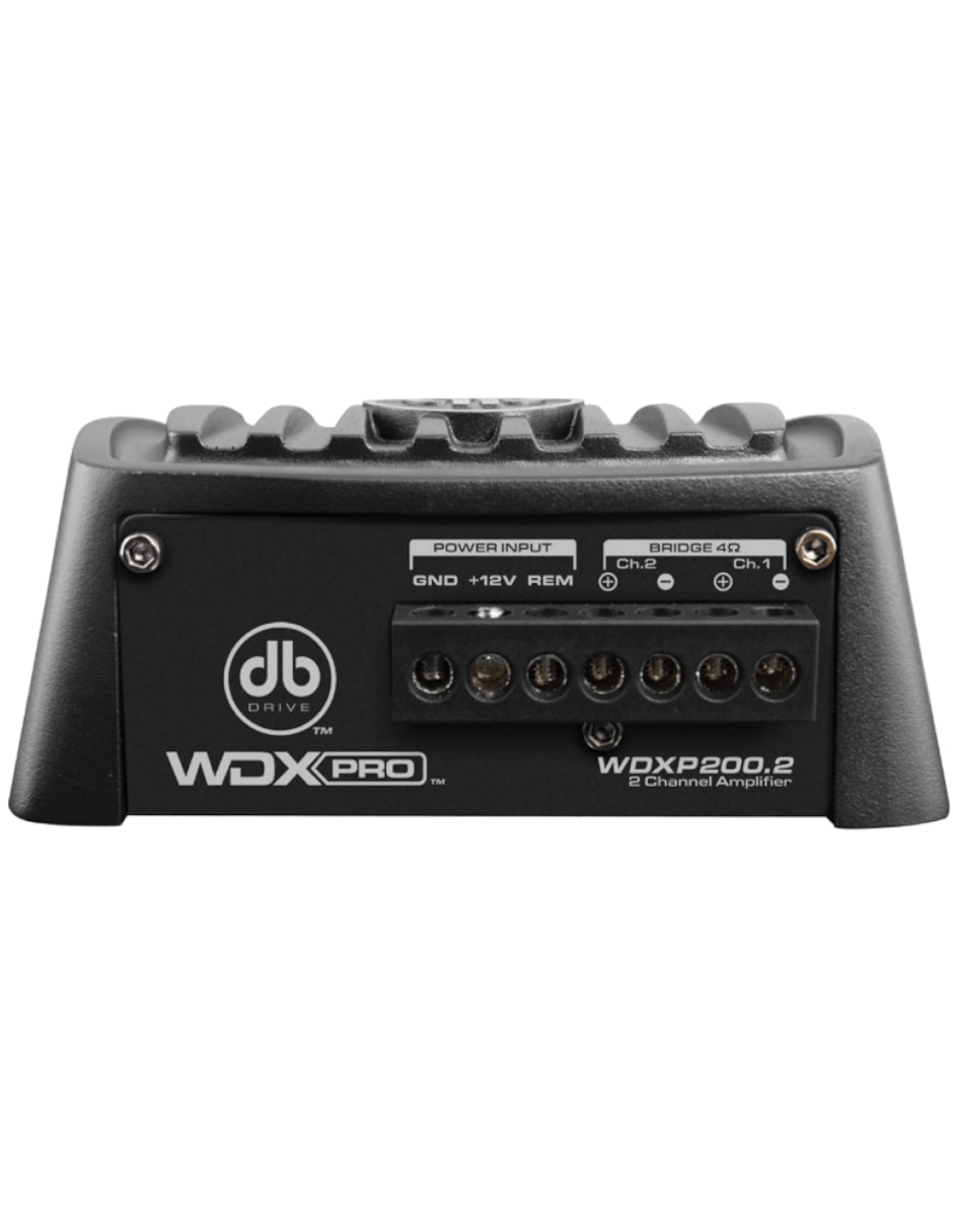 Amplificador para auto Db Drive wdxp200.2 de 12 vdc reacondicionado