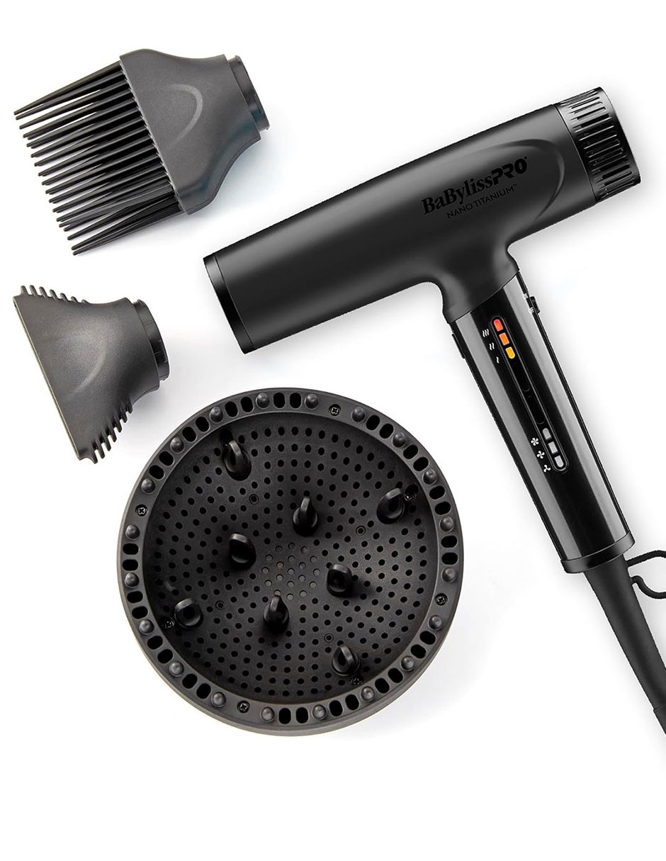 Kit plancha para cabello con aire Babyliss placas de cerámica titanio