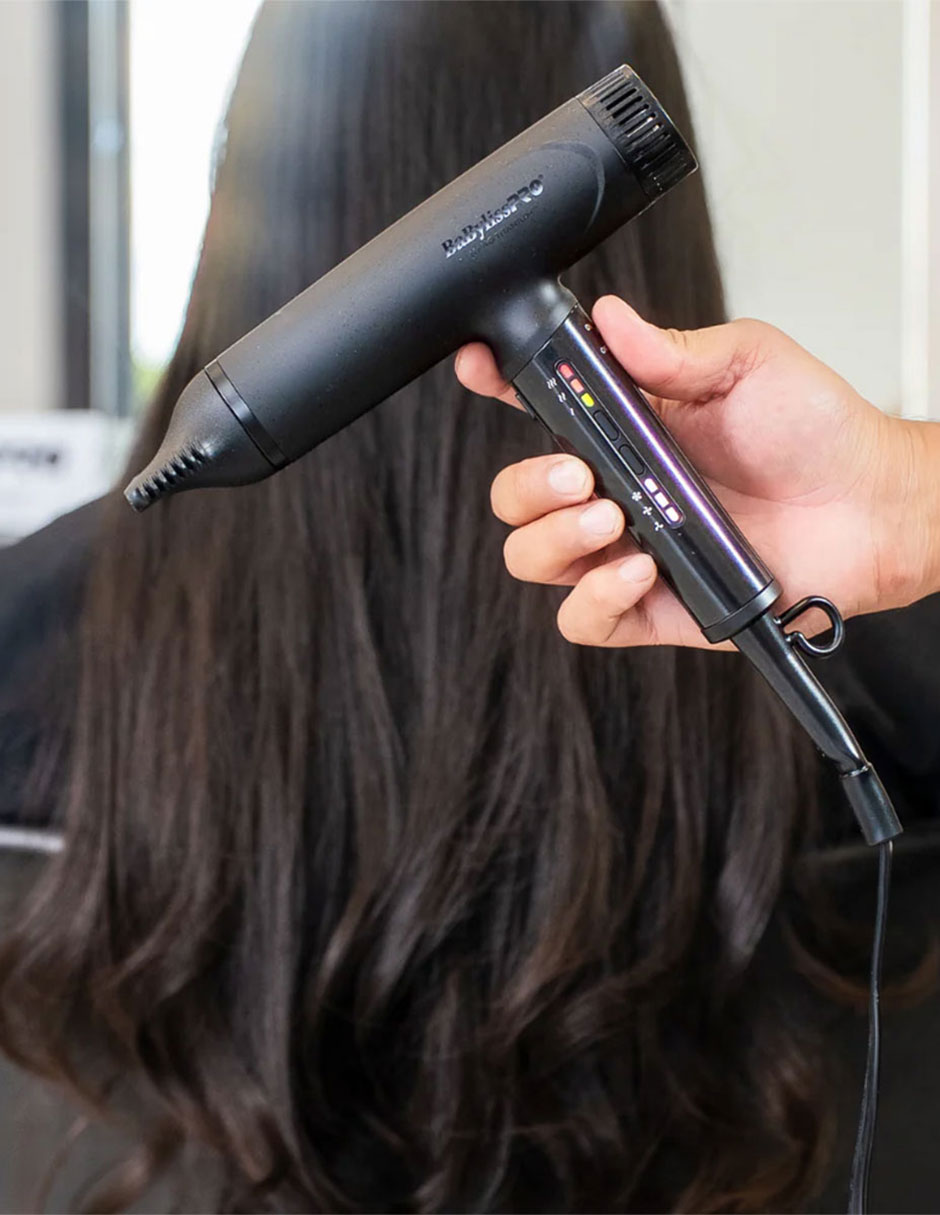 Kit plancha para cabello con aire Babyliss placas de cerámica titanio
