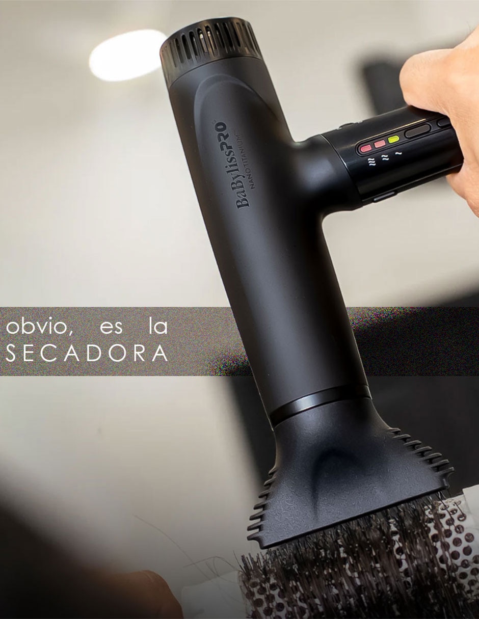 Kit plancha para cabello con aire Babyliss placas de cerámica titanio