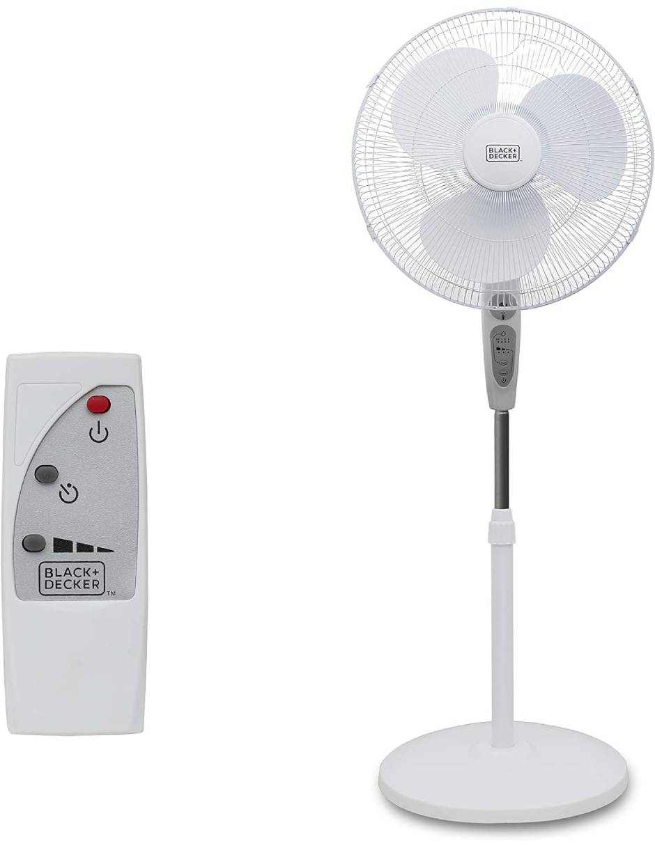 Ventilador de pedestal con control remoto 3 velocidades Ventilador de pedestal con control remoto 3 velocidades