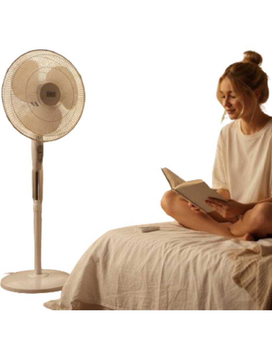 Ventilador de pedestal con control remoto 3 velocidades 2
