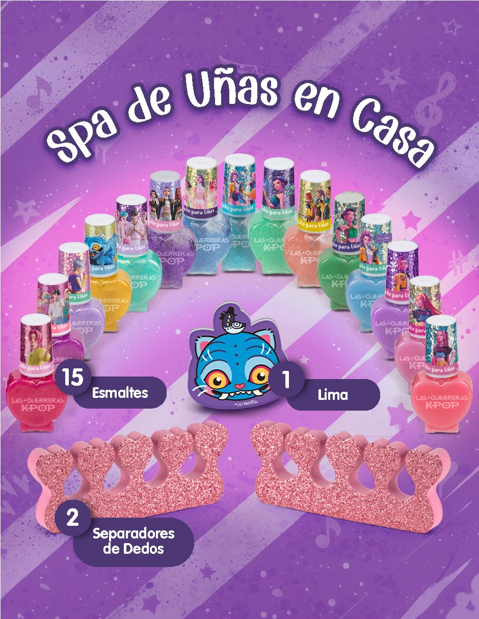 Kit esmalte para uñas Magma Life