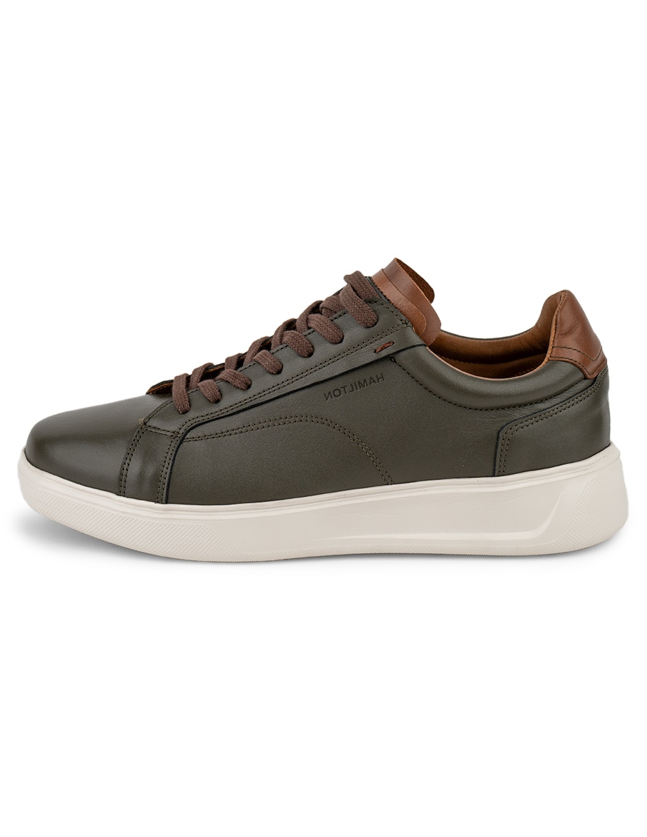 Tenis de piel Hugo Olive para hombre