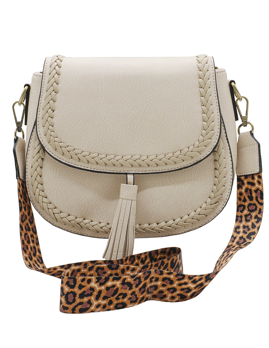 Bolsa crossbody Unica Trendy Animal print para mujer