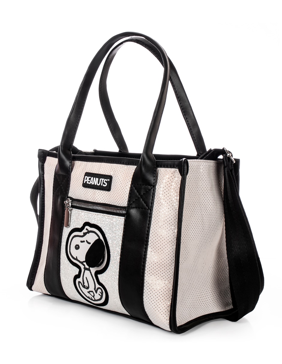 Bolsa tote Blanco y Negro 2.0 Snoopy para mujer 2