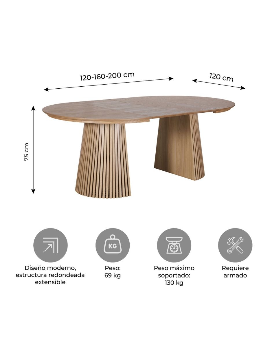 Mesa extensible armable 11