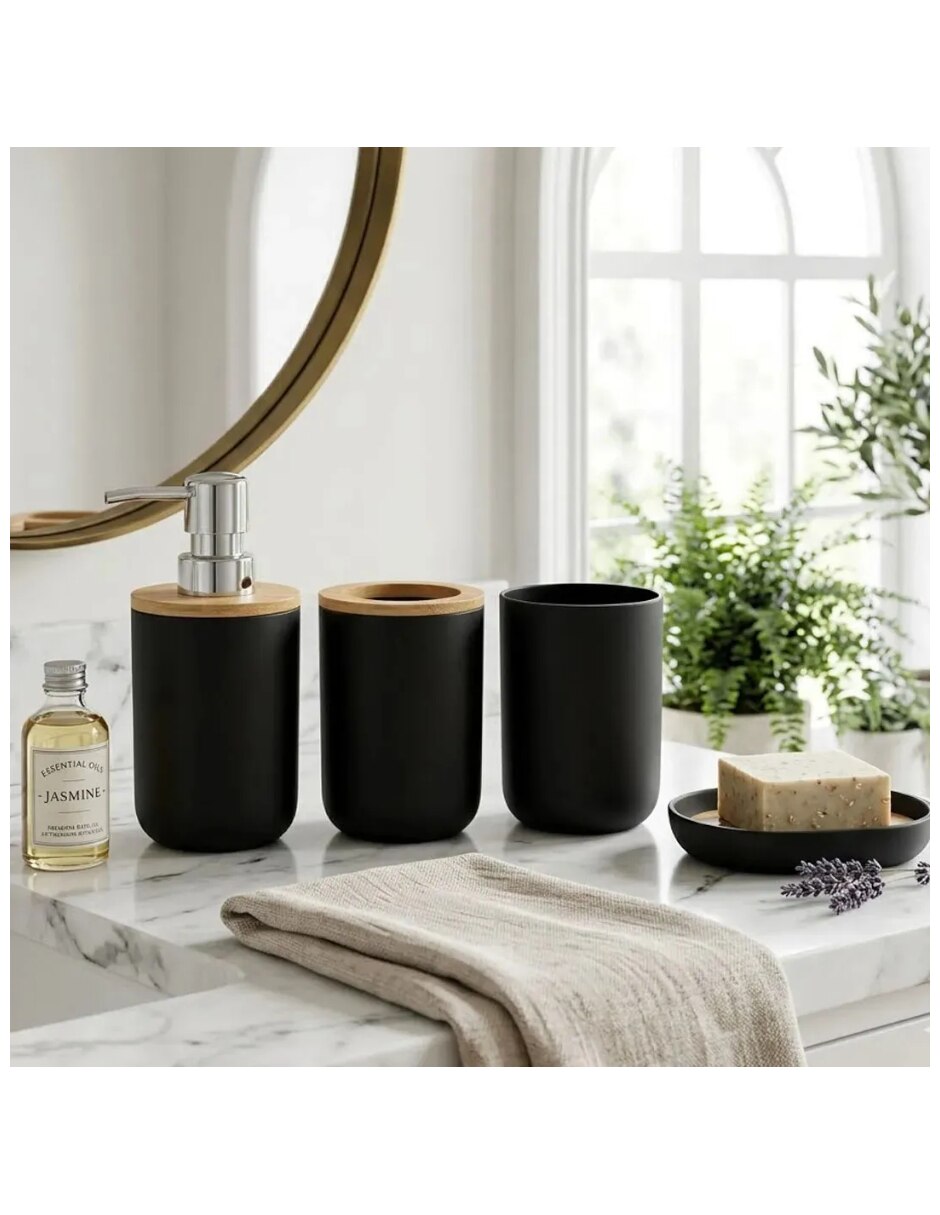 Juego de accesorios para baño de 4 piezas 4