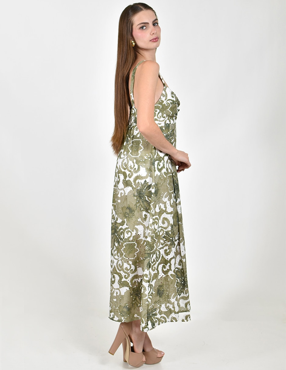 Vestido largo casual para mujer 2