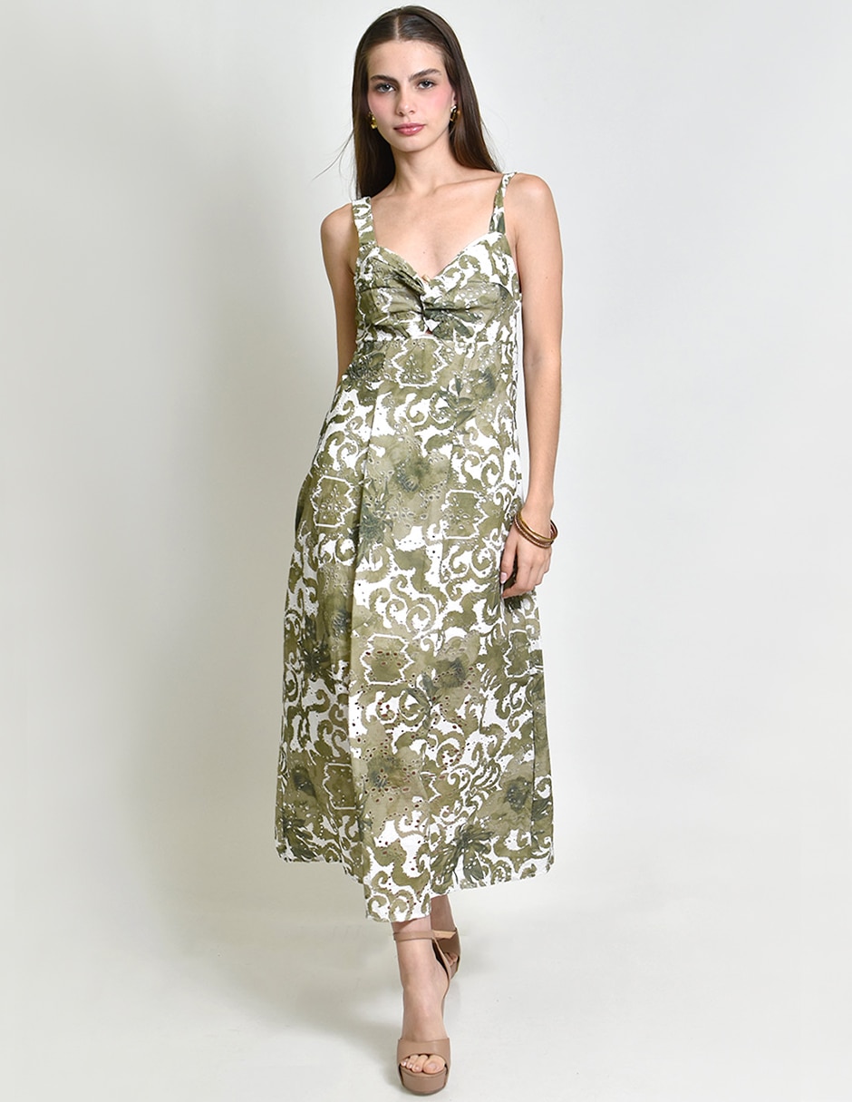 Vestido largo casual para mujer 4