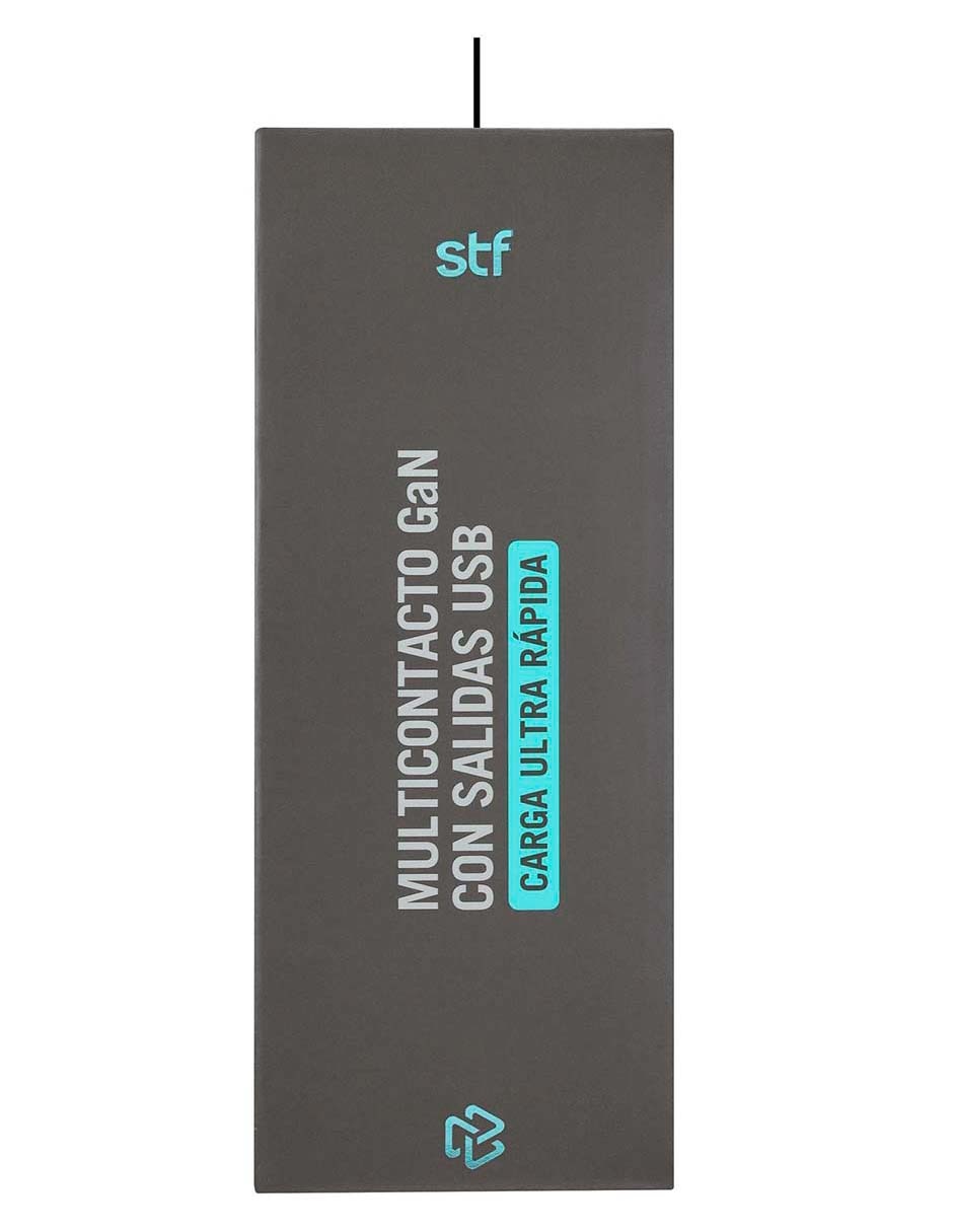 Multicontacto STF SR-A47022 de 4 contactos y 2 puertos USB