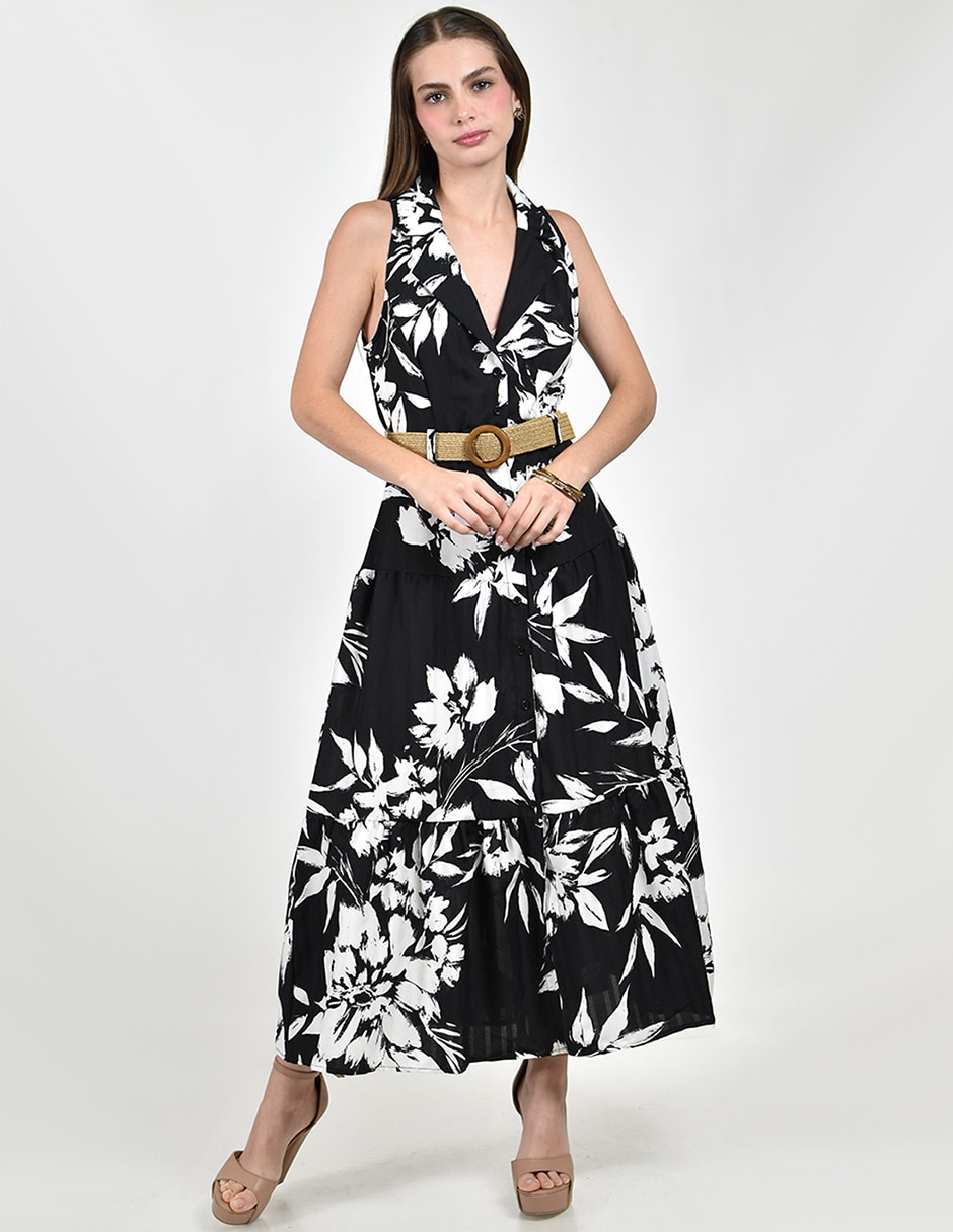 Vestido largo casual para mujer 4