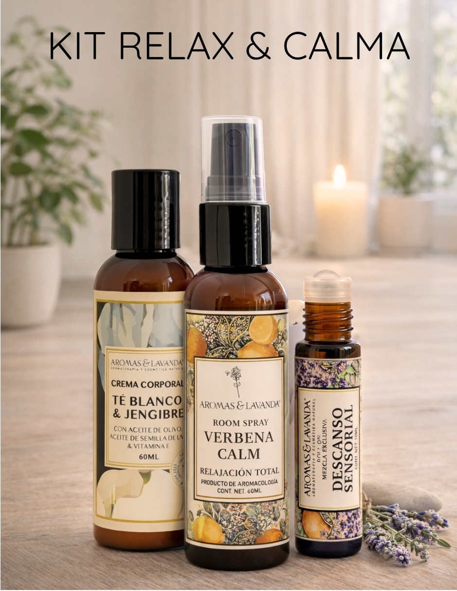 Set aromático Calma y Relajación de verbena 4