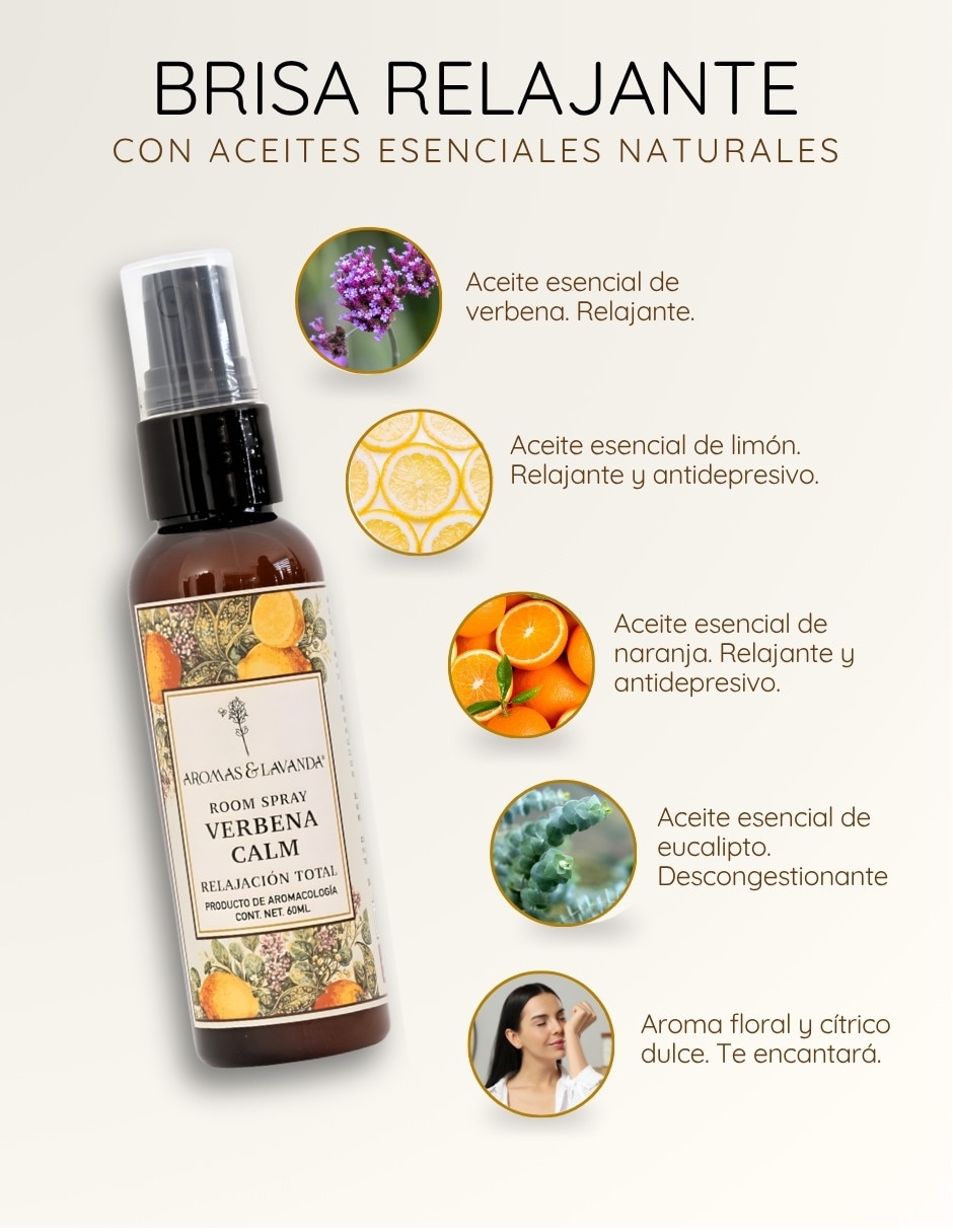 Set aromático Calma y Relajación de verbena 8
