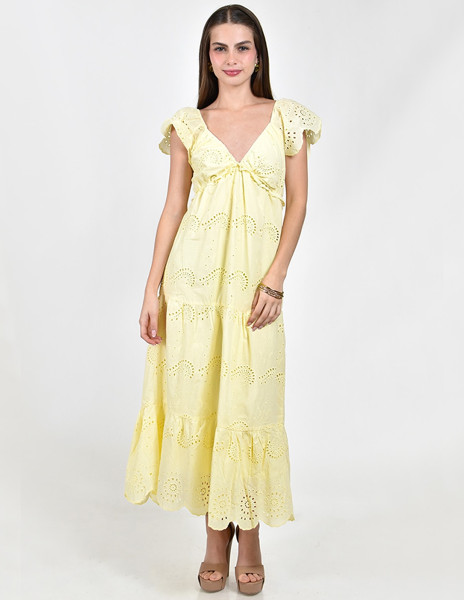 Vestido largo casual para mujer 4