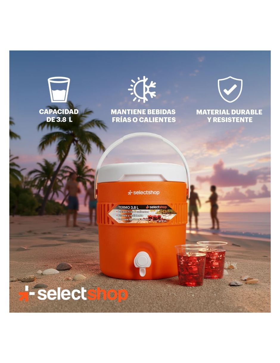 Hielera Termo Tipo Igloo Jarra Dispensador de plástico 5