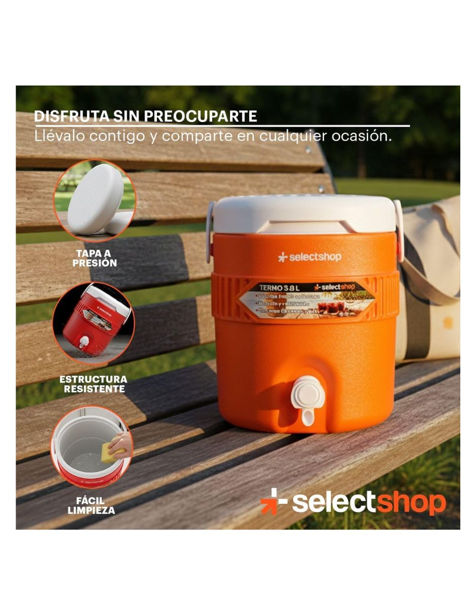 Hielera Termo Tipo Igloo Jarra Dispensador de plástico 6