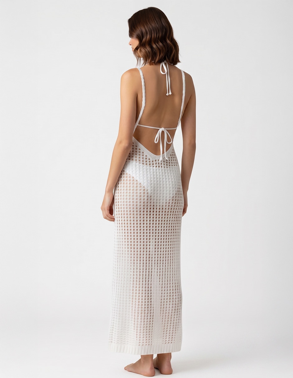 Salida de playa vestido para mujer 3