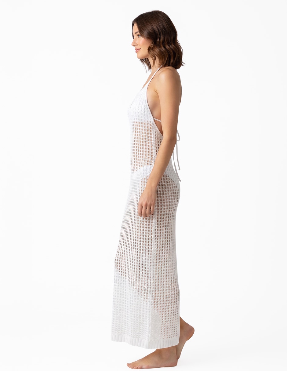 Salida de playa vestido para mujer 4