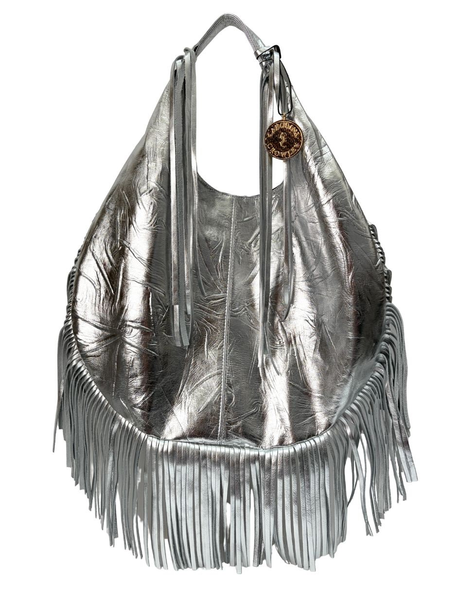 Bolsa hobo Carolina Crowley de piel para mujer