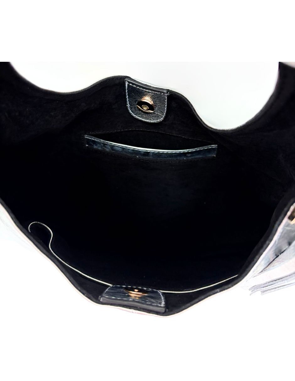 Bolsa hobo Carolina Crowley de piel para mujer