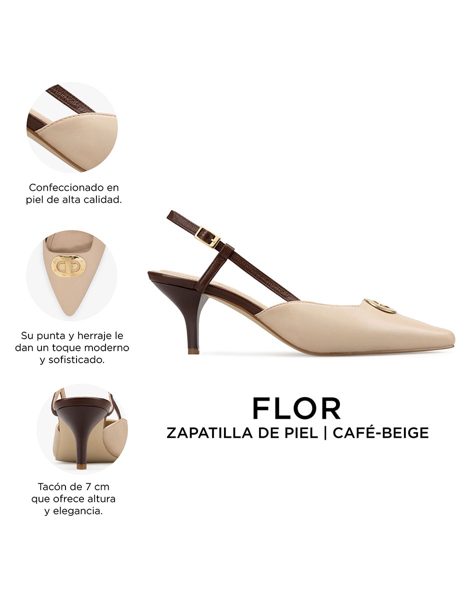 Zapatilla piel Davenia