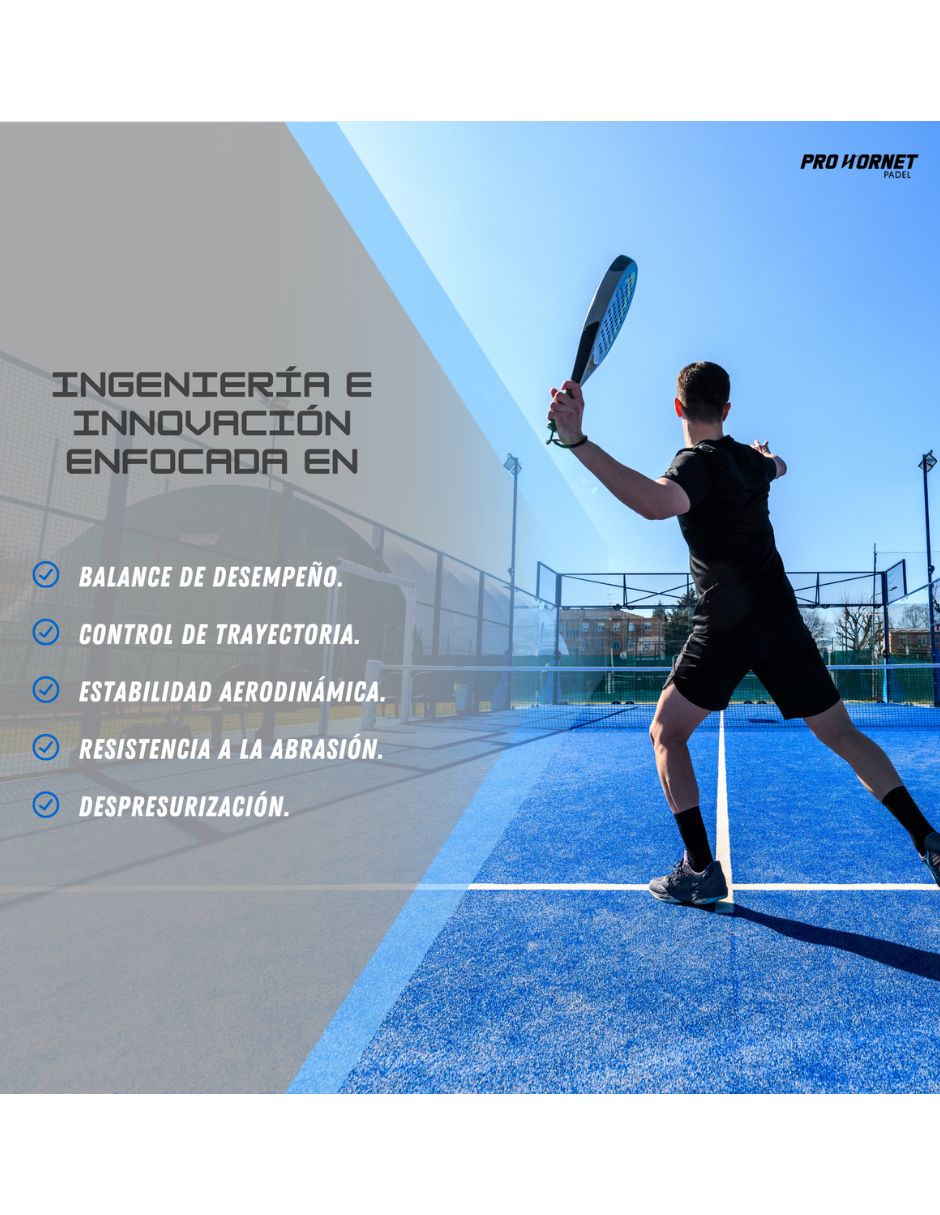 Set de pelotas Pro Hornet Padel para pádel