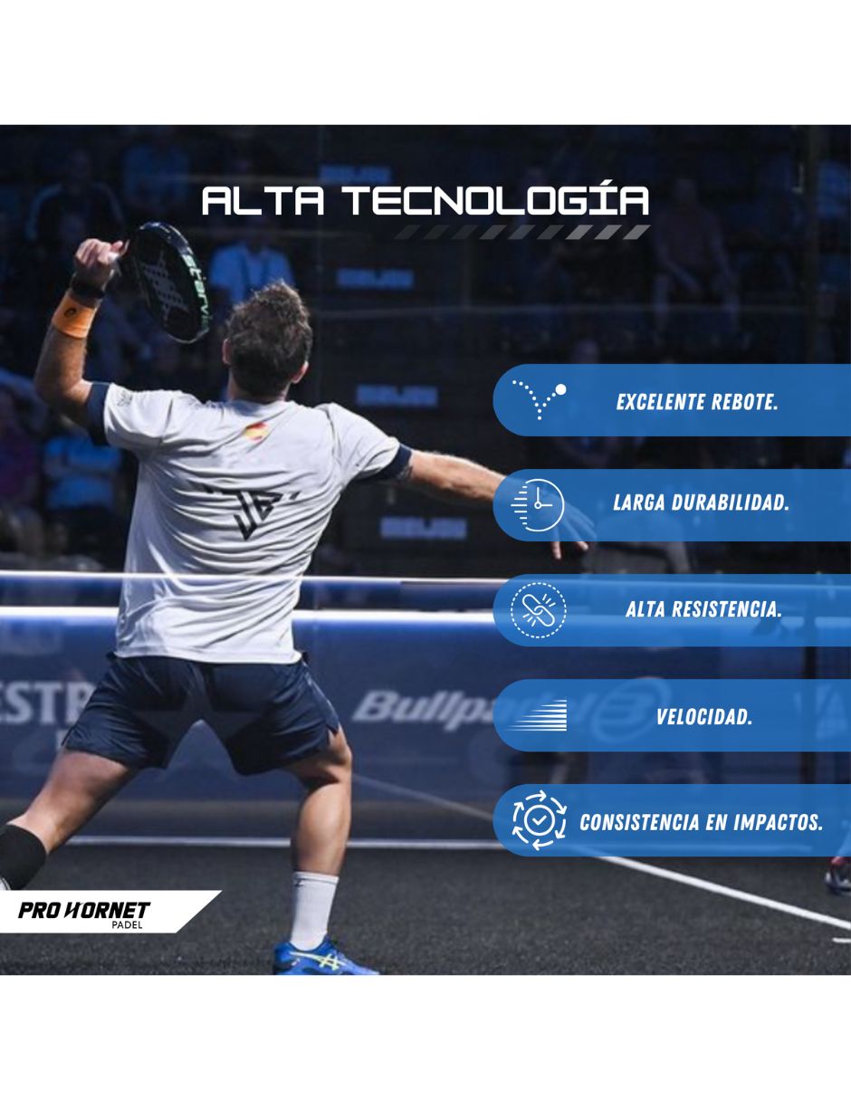 Set de pelotas Pro Hornet Padel para pádel