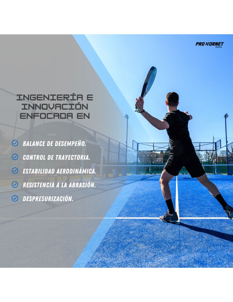 Set de pelotas Pro Hornet Padel para pádel