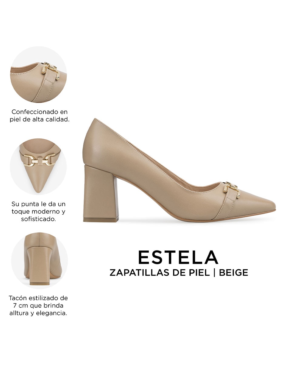 Zapatilla piel Davenia