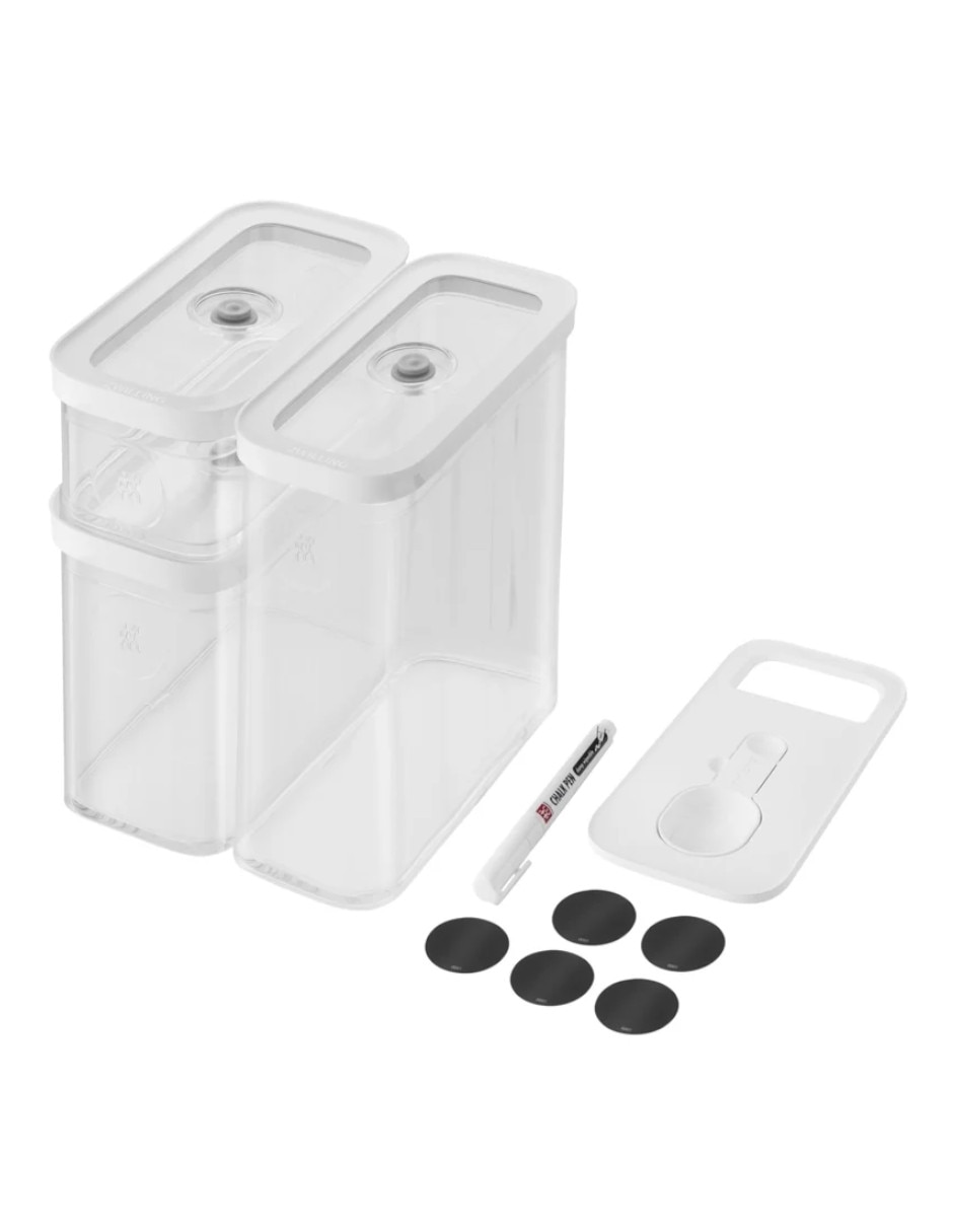 Kit de contenedores Zwilling J.A. Henckels Ag Fresh & Save Cube de plástico 3 piezas