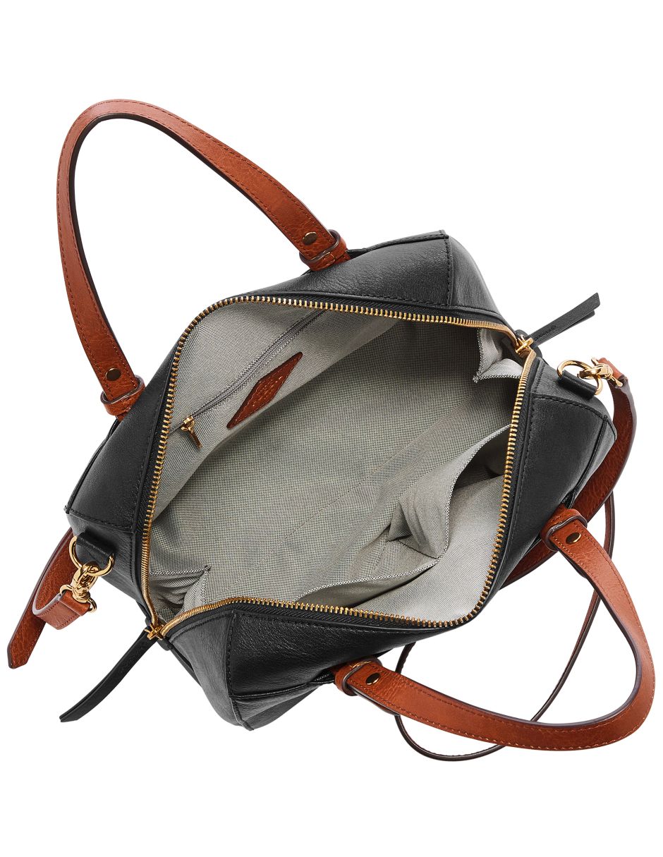 Bolsa satchel Fossil Rachel de piel para mujer
