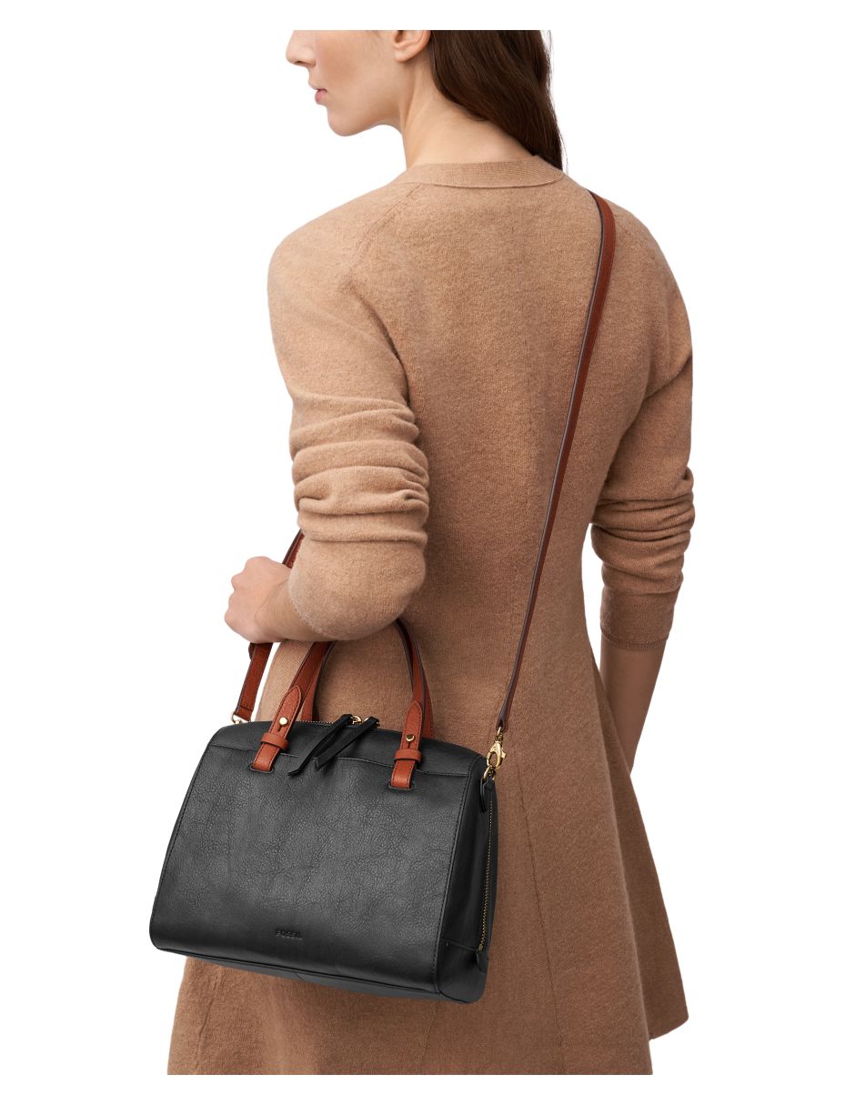Bolsa satchel Fossil Rachel de piel para mujer