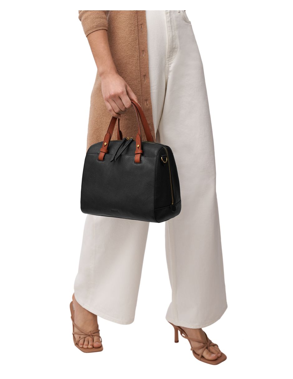 Bolsa satchel Fossil Rachel de piel para mujer