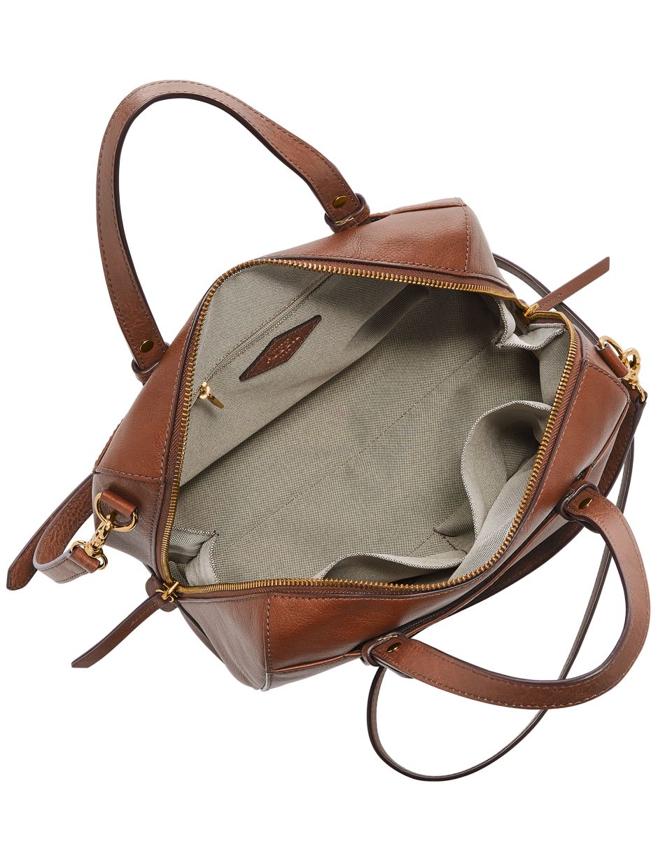 Bolsa satchel Fossil Rachel de piel para mujer