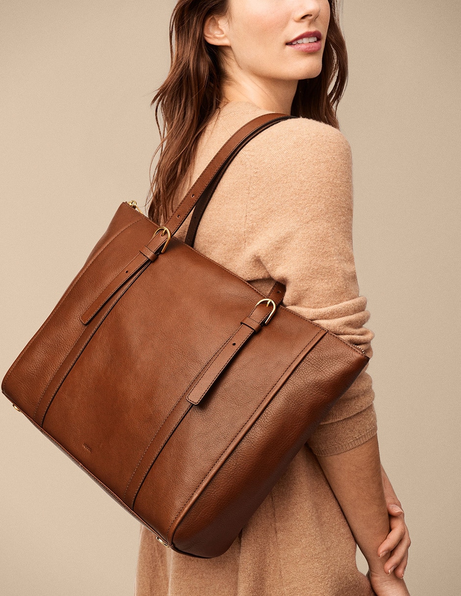 Bolsa tote Carlie de piel para mujer 4