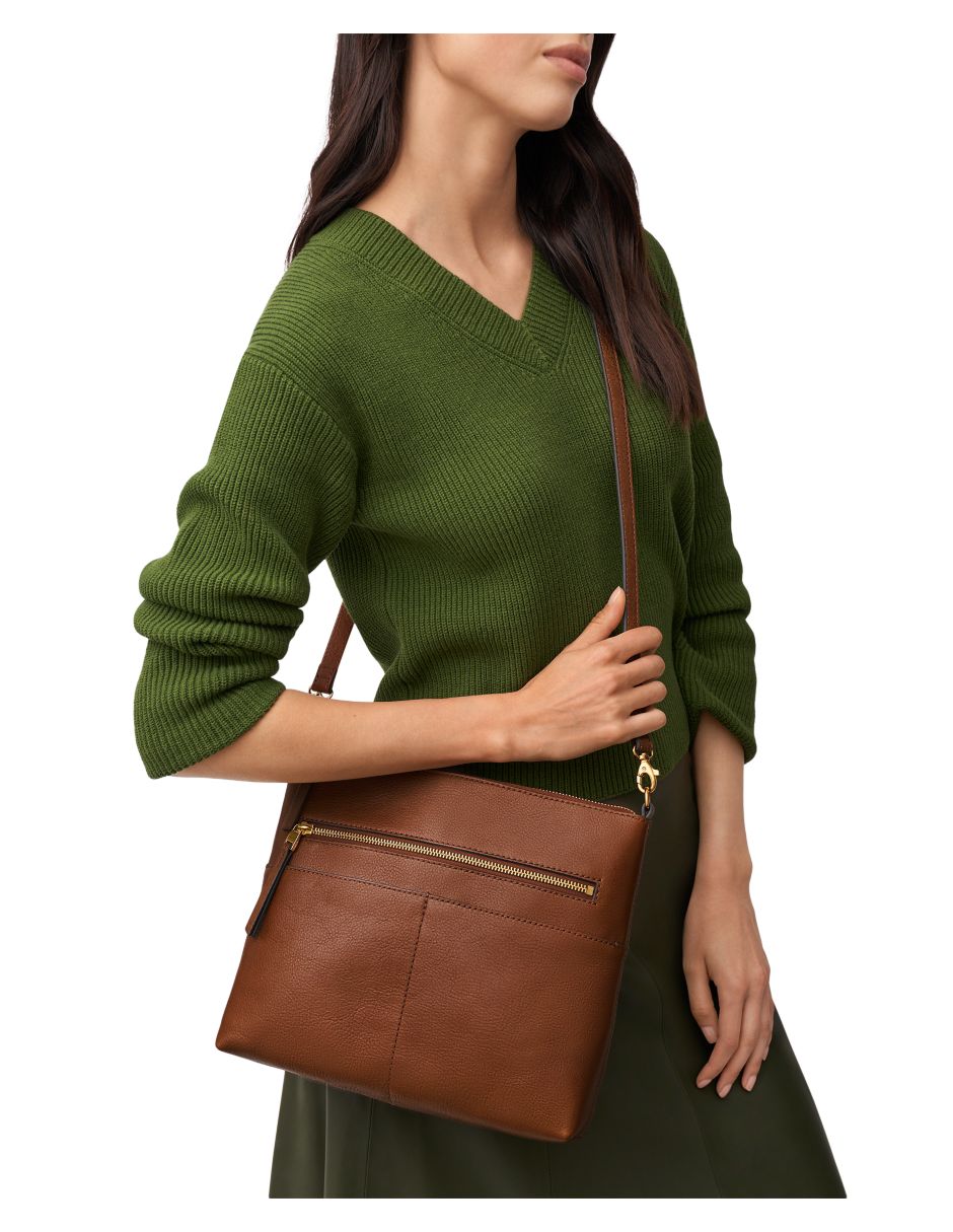 Bolsa crossbody Fossil Fiona de piel para mujer